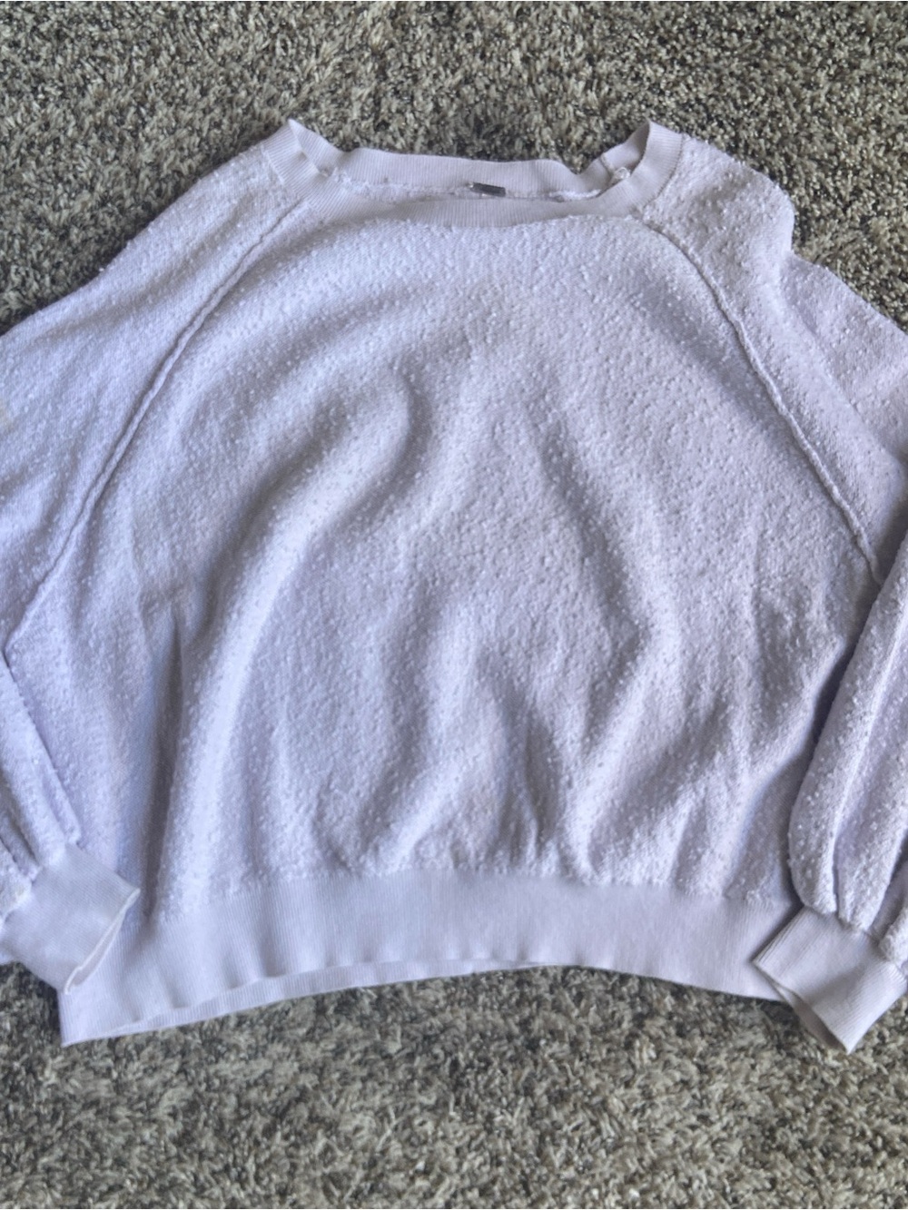 Free People Lavender Crewneck Sweater